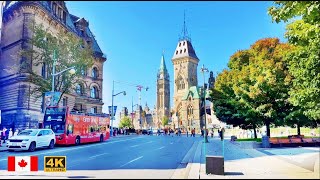 OTTAWA CANADA Travel 🇨🇦 Canada Capital City  4K Canada travel video vlog [upl. by Ekalb]