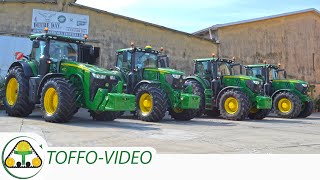 Big delivery 4 JOHN DEERE  8400R  6230R  2x 6175R [upl. by Changaris819]