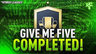 Hybrid Leagues  Give Me Five SBC Completed  Help amp Cheap Method  Fifa 22 [upl. by Kina]