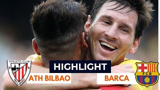 Barcelona vs Athletic Bilbao  La Liga Clash  2024 Intense Battle Highlights [upl. by Thornie]