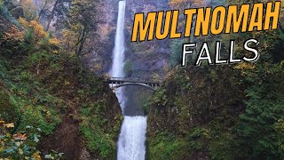 Multnomah Falls  Hiking to the Bridge [upl. by Arabela]