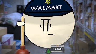 Working At Walmart  Animated Story [upl. by Jeno]