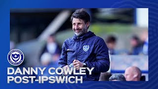 Danny Cowley postmatch  Ipswich Town 00 Pompey [upl. by Wendelina]