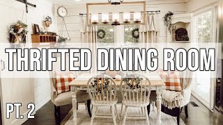 THRIFTED DINING ROOM  Part 2 [upl. by Aihsinat617]