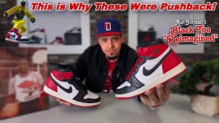 This is why Jordan 1 Black Toe Reimagined was pushed back [upl. by Kceb]