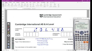 970933MJ22  CAIE AS amp A LEVEL PURE MATHEMATICS 3 MAYJUNE 2022 Paper 33 [upl. by Volin17]