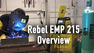 ESAB Rebel EMP 215ic “Smart MIG” feature [upl. by Adnicaj]