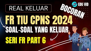 BOCORAN FR SOAL TIU CPNS 2024 OKTOBER PART 6  PECAHAN DERET [upl. by Prosper]