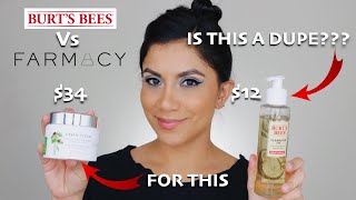 REVIEW BURTS BEES CLEANSING OIL  BURTS BEES VS FARMACY  DUPE ALERT  MagdalineJanet [upl. by Ondrej]