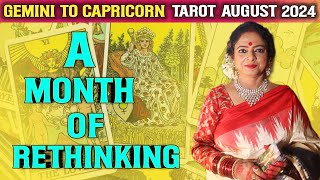 Dr Jayanti Mohapatra  Bhagya Tarot  GEMINI to CAPRICORN  Aug 2024 TIMESTAMPS [upl. by Pell]