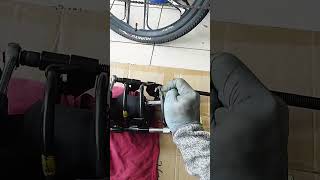 How to use coil spring compressor tool to remove strut [upl. by Fritz982]