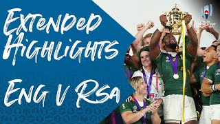 Extended Highlights England v South Africa  Rugby World Cup Final 2019 [upl. by Adamok]