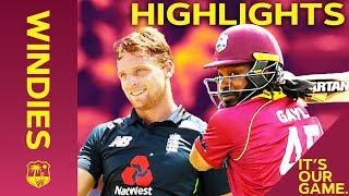 Buttler amp Gayle Go Huge In Record Breaking Match  Windies vs England 4th ODI 2019  Highlights [upl. by Nanis501]