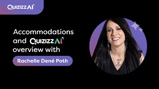 An Accommodations demo and Quizizz AI review by Rachelle Dené Poth [upl. by Laehcimaj]