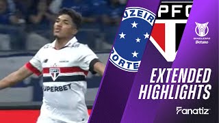 Cruzeiro vs Sao Paulo 01 I Game Highlights I Brasileirão 2024 [upl. by Weinert]