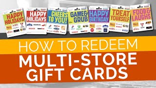 How to Redeem MultiStore Gift Cards No Fees [upl. by Chrystal]