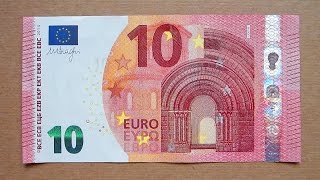 New 10 Euro Banknote Ten Euro  2014 Obverse amp Reverse [upl. by Aretha]