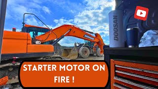 Site dumper leaks engine oil  micro digger gets hot  Saturday services [upl. by Aserej]