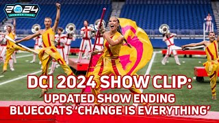 EXTENDED SHOW CLIP 2024 Bluecoats Change Is Everything Closer at NightBEAT  DCI on FloMarching [upl. by Maureen]