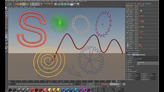 Spline Animation Cinema 4D Tutorial Beginners [upl. by Anillek]