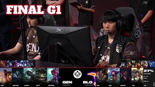 GEN vs BLG  Game 1  Grand Finals LoL MSI 2024  Bilibili Gaming vs GenG G1 full game [upl. by Atnahc]