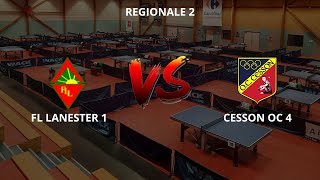 OC CESSON 4  FL LANESTER 1  Régionale 2  Table 1 [upl. by Norok988]