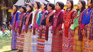 Zhungdra Talop Zams  Traditional Bhutanese Dance  Talo Tshechu  Bhutan Dance  Talo Monastery [upl. by Berlinda]