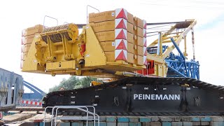 PEINEMANN  Demontage LIEBHER LR 16002 Teil 2 [upl. by Nihcas]