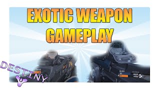 DESTINY  Hard Light amp Invective Gameplay Exotic Weapons Gameplay [upl. by Murtagh15]