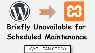 Briefly Unavailable For Scheduled MaintenanceCheck back In a Minute  100 fixed  You Can Code [upl. by Eat552]