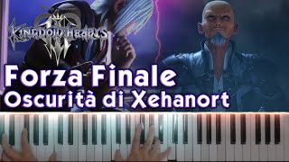 Forza Finale  Oscurità di Xehanort Kingdom Hearts III Piano cover Tutorial [upl. by Anam244]