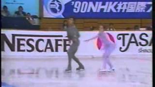 Natalia Mishkutenok amp Artur Dmitriev  1990 NHK Trophy  LP [upl. by Llyrpa587]