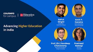 EP 5  Panel 1 ETEducation Studio with Coursera for campus Advancing Higher Education [upl. by Aisak]