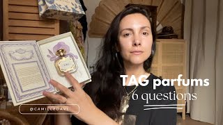 TAG PARFUMS  6 questions [upl. by Notsyrb215]