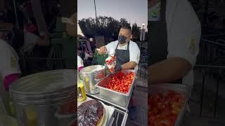 Preparando fresas con crema antojos foodie delicia parati [upl. by Limber]