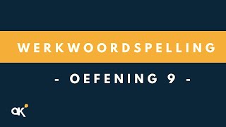 Werkwoordspelling Oefening 9 Engelse werkwoorden [upl. by Powder426]