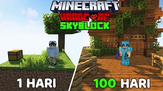 100 Hari di Minecraft Hardcore Tapi Pulau Melayang [upl. by Yanrahs]