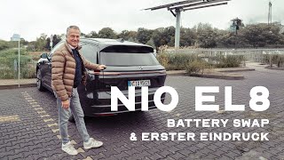 NIO EL8  Battery Swap und Luxuswunder [upl. by Lekym408]