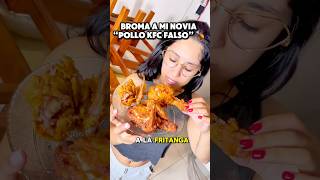 Hice pollo KFC casero y le dije que era real 🤣 broma [upl. by Yarahs]