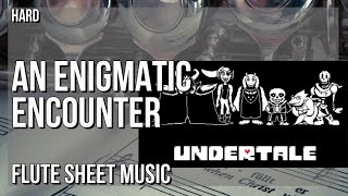 Flute Sheet Music How to play An Enigmatic Encounter Undertale Last Breathe by Benjamin Crimson [upl. by Erlewine]