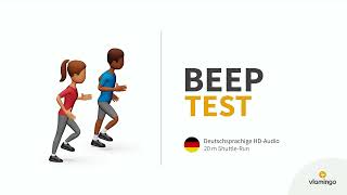 Beep Test Deutschsprachige Audio 20 m ShuttleRun [upl. by Cris922]