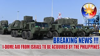 I DOME AIO FROM ISRAEL TO BE ACQUIRED BY THE PHILIPPINES FOR A SHORT RANGE AIR DEFENSE SYSTEM [upl. by Attennhoj448]