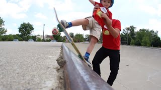 Father Son Skateboard Training [upl. by Broome]