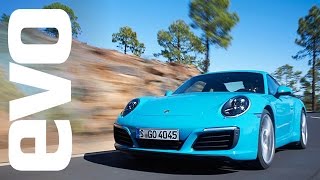 2016 Porsche 911 Carrera S review  evo DIARIES [upl. by Conant498]