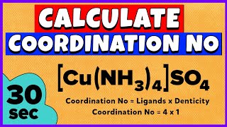 How to find coordination number  How to find oxidation state  Coordination Compounds [upl. by Daughtry772]