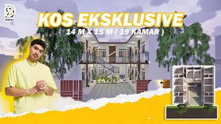 KOS KOSAN 14 X 15 M  Proyek Kos Kosan Dekat UNS Solo [upl. by Etac]