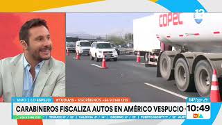 Fiscalización Auto sin patentes y conductor sin licencia de conducir Tu Día Canal 13 [upl. by Amehsyt]