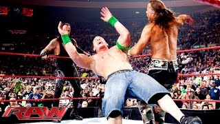 John Cena amp The Undertaker vs DGeneration X vs JeriShow Raw November 16 2009 [upl. by Joete860]