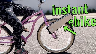 CLIP is the Worlds Quickest Ebike Conversion Kit to make Old Bikes into EBikes [upl. by Enivid]