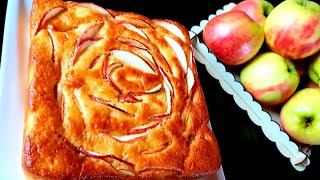 Вкусный и нежный Яблочный пирог к чаю Apfelkuchen 🍎 🍏 🍎Almalı piroq [upl. by Leila]